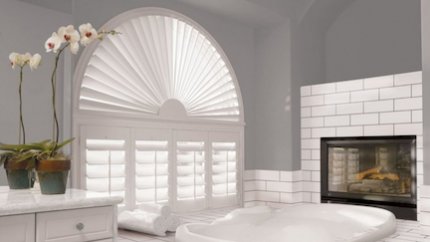 Shutters for Specialty Shape Windows in Cleveland